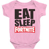 EAT SLEEP FORTNITE Baby Bodysuit
