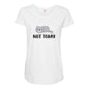 Cat Says Not Today Maternity Scoop Neck T-shirt