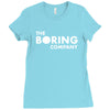the boring company elon musk Ladies Fitted T-Shirt