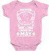 Never Underestimate Dog Rescuer Who Was Born May Baby Onesie