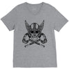 vikings head V-Neck Tee