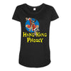 hong kong phooey Maternity Scoop Neck T-shirt