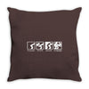 crouch touch pause engage Throw Pillow