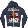 Honor Those Who Place Their Life On The Line Zipper Hoodie