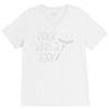 prick with a fork V-Neck Tee