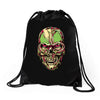 zombie look Drawstring Bags