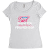 Move Over Boys Let This Girl Show You How To Be A Firefighter Women's Triblend Scoop T-shirt