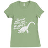 lochness monster Ladies Fitted T-Shirt