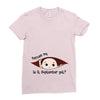 September Peeking Out Baby Boy Ladies Fitted T-Shirt