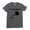 i wet my plants Ladies Fitted T-Shirt