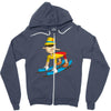 repurposed Zipper Hoodie