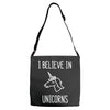 i believe in unicorns 2 Adjustable Strap Totes