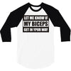 my biceps 3/4 Sleeve Shirt