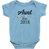 Aunt est.2018 Baby Bodysuit
