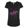 [moms name] is going to be a mommy 2018 Maternity Scoop Neck T-shirt