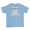 Smartass February Girl Youth Tee