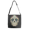 men's pura vida sugar skull Adjustable Strap Totes