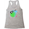 guitar retro music Racerback Tank