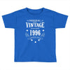 original parts vintage established 1996 perfectly aged Toddler T-shirt
