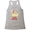 chicken permission Racerback Tank