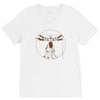 vitruvian robot V-Neck Tee