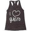i love glasto (2) Racerback Tank