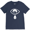 m83 midnight city eye design V-Neck Tee