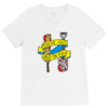 red on you V-Neck Tee