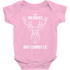 big bucks Baby Bodysuit
