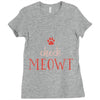 CHECK MEOWT CAT Ladies Fitted T-Shirt