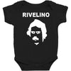 rivelino brazil 70s football world cup legend retro Baby Bodysuit