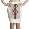 Gucci Pattern and Snake Pencil Skirts