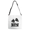 born to run Adjustable Strap Totes