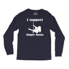 i support single moms Long Sleeve Shirts