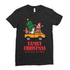 family christmas tis the season to be merry Ladies Fitted T-Shirt