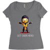get over here! Women's Triblend Scoop T-shirt
