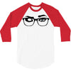 glasses 3/4 Sleeve Shirt