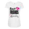 best friends forever Maternity Scoop Neck T-shirt