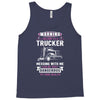 Warning I Belong To A Trucker Tank Top