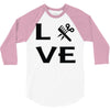 love hairstylist 3/4 Sleeve Shirt