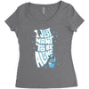 lonely astronaut Women's Triblend Scoop T-shirt