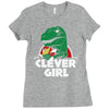 clever girl Ladies Fitted T-Shirt