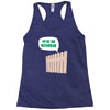 hi de ho neighbor Racerback Tank