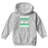 reindeer christmas ugly sweater Youth Hoodie