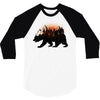 Bear Adventure With Rose 3/4 Sleeve Shirt