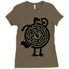 amazin' cat Ladies Fitted T-Shirt