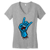 handhorns Women's V-Neck T-Shirt