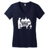 bullen ,spr&uuml;che,party,acab,,fun,lustig Women's V-Neck T-Shirt