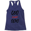 god is not dead Racerback Tank