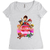 paw patrol birthday girl grandma Women's Triblend Scoop T-shirt